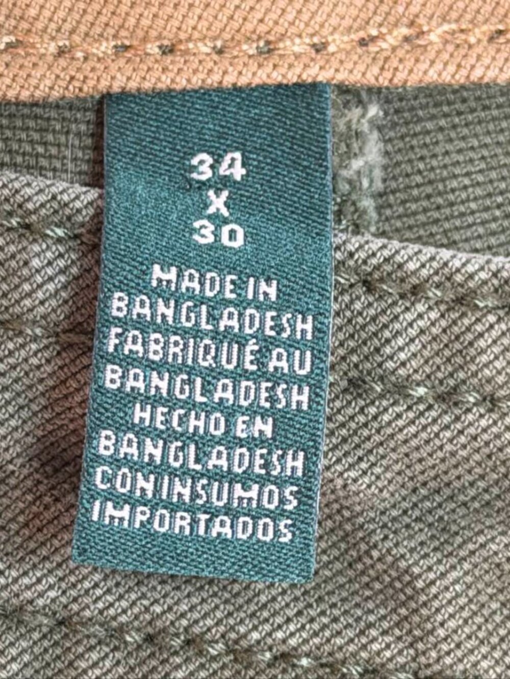 G.H. Bass & Co. Cargo Pants 34x30 Green Size 34 - Picture 8 of 15